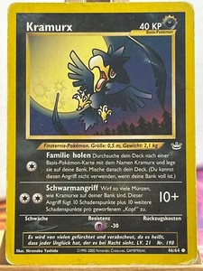 Kramurx 46/64 Neo Revelation Common Deutsch VG Pokemon - Bild 1 von 2