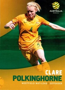 2017 2018 Matildas Australia Football Tap N Play Card - Clare Polkinghorne - Bild 1 von 3