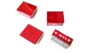 VQE12 D RED 7-Segment LED Display -- Common Anode (2 pcs) - Picture 1 of 2