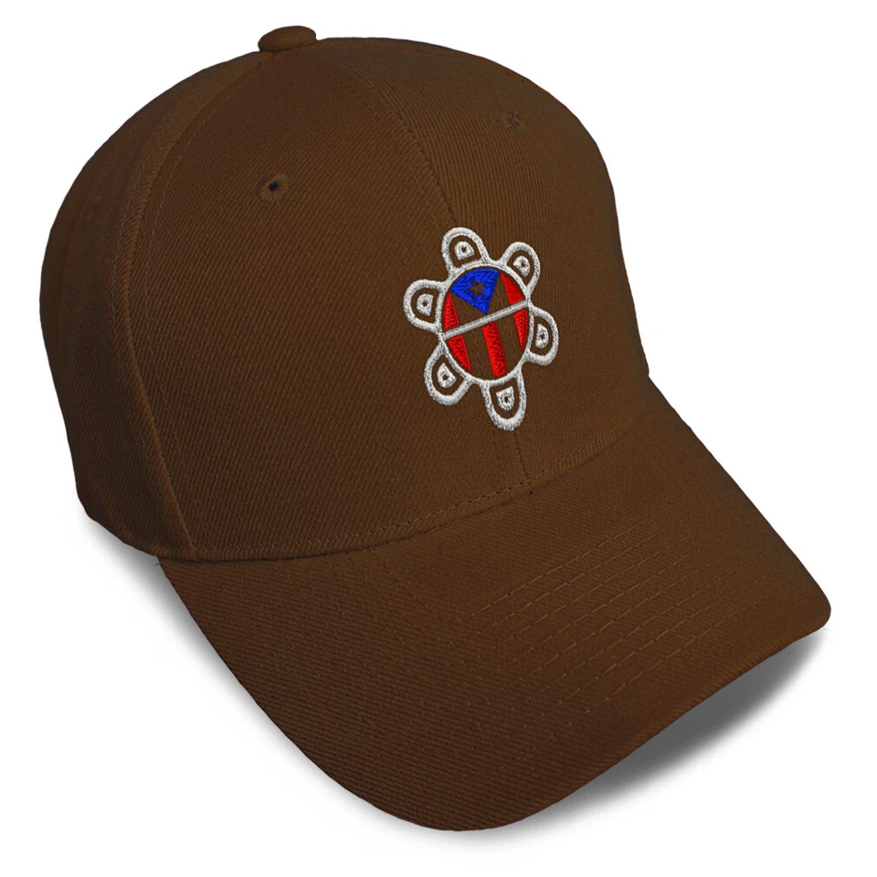 Gorra de Béisbol Puerto Rico Bandera Sol Taino A Bordado Papá Sombreros para Hombres y Mujeres Foto 1 de 1