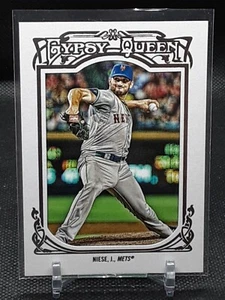 JON NIESE 2013 GYPSY QUEEN WHITE FRAMED METS - Picture 1 of 1