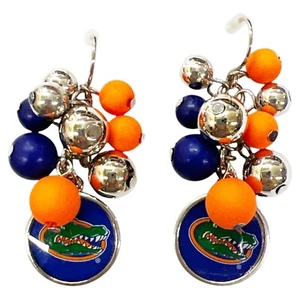 Florida Gators Beaded Dangle Earrings - Picture 1 of 1