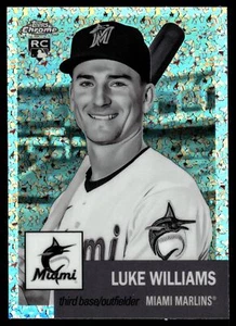 2022 Topps Chrome Platinum Anniversary BLACK & WHITE DIAMOND LUKE WILLIAMS #371 - Picture 1 of 2