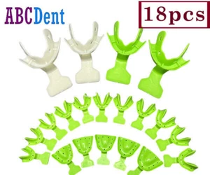 Dental Edentulous Jaw Impression Trays Full Denture Frame Cut Back Plastic Tray - Picture 1 of 6