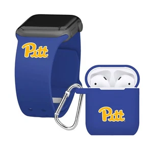 Pittsburgh Pitt Panthers Cinturino Apple Watch e AirPod Gen 1 e 2 Confezione Combo - Foto 1 di 6