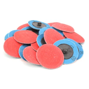 200 Pack - 2" Inch 80 Grit Ceramic Quick Change Sanding Discs Type R Roloc - Picture 1 of 4