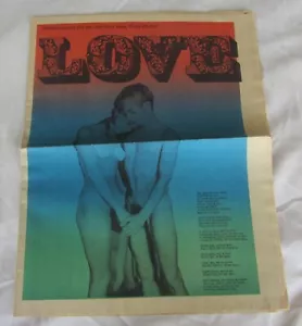 "LOVE" San Francisco's Erotic Art Newspaper Psychedelic RARE 1970 - Picture 1 of 5