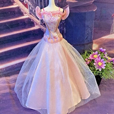 Barbie Fantasy Fashion Princess Ruffled 2 Pc Gown /Dress ~ MATTEL 🌸 - Image 1 of 4