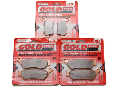 Juego completo pastillas freno delanteras y traseras para BMW F 800 GS Trophy 2012-2018 Foto 1 de 3