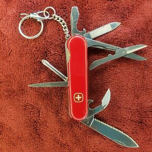 Wenger Red Classic 16 Serrated Swiss Army Pocket Knife EVO Multi-Tool