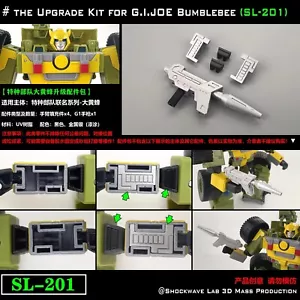 Shockwave Lab 3D DIY SL-201 Upgrade Kit For G.I.JOE Bumblebee Filler Gun Weapon - Picture 1 of 1