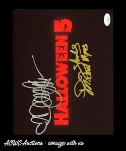 Autogramm 8x10 - Danielle Harris & Donald Shanks - Halloween 5 - JSA zertifiziert - Bild 1 von 2