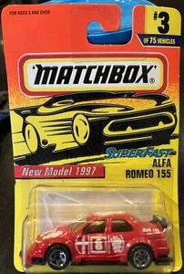 Matchbox 1997 Alfa Romeo 155 Superfast # 3  - Red - Picture 1 of 7