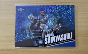 2022 Topps Chrome MLS Blue Mini-Diamond Refractor #51 Andre Shinyashiki /199 - Picture 1 of 2