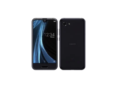 SHARP AQUOS R COMPACT BLACK MINI SHV41 ANDROID PHONE UNLOCKED JAPAN - Image 1 of 4