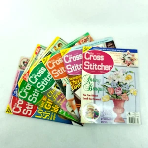 Lot 6 The Cross Stitcher Magazine 2001 & 2002 Cross Stitch 150 Charts - Picture 1 of 19