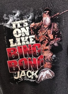 Duck Dynasty Commander Si Robertson It's On Like Bing Bong Jack T-Shirt - Size M - Picture 1 of 11