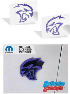 Hellcat Fender Emblem Overlay Decals For Dodge Charger - Picture 1 of 68