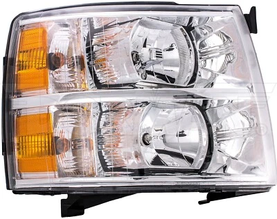 Left Headlight Assembly Dorman For 2007-2014 Chevrolet Silverado 3500 HD 2008 - Image 1 of 4