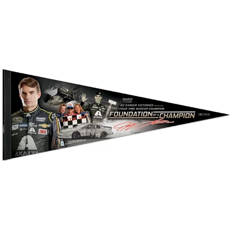 Jeff Gordon Wincraft 2015 #24 Foundation of  a Champion 12x30 Premium Pennant Cover