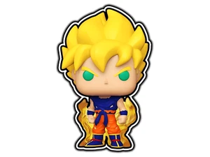 Calcomanía de vinilo impermeable #1255 Super Saiyan Goku #860 inspirada en Funko Pop - Imagen 1 de 1