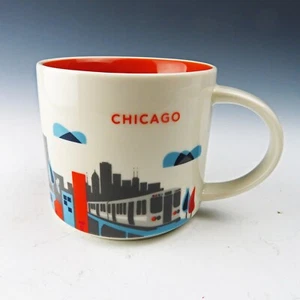Starbucks You Are Here Collection Chicago 2015 14 oz. Coffee Mug - Picture 1 of 6