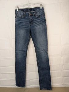 Lucky Brand Brooke Straight Jeans Womens 8/29 Mid Rise Medium Wash Denim A042 - Picture 1 of 13