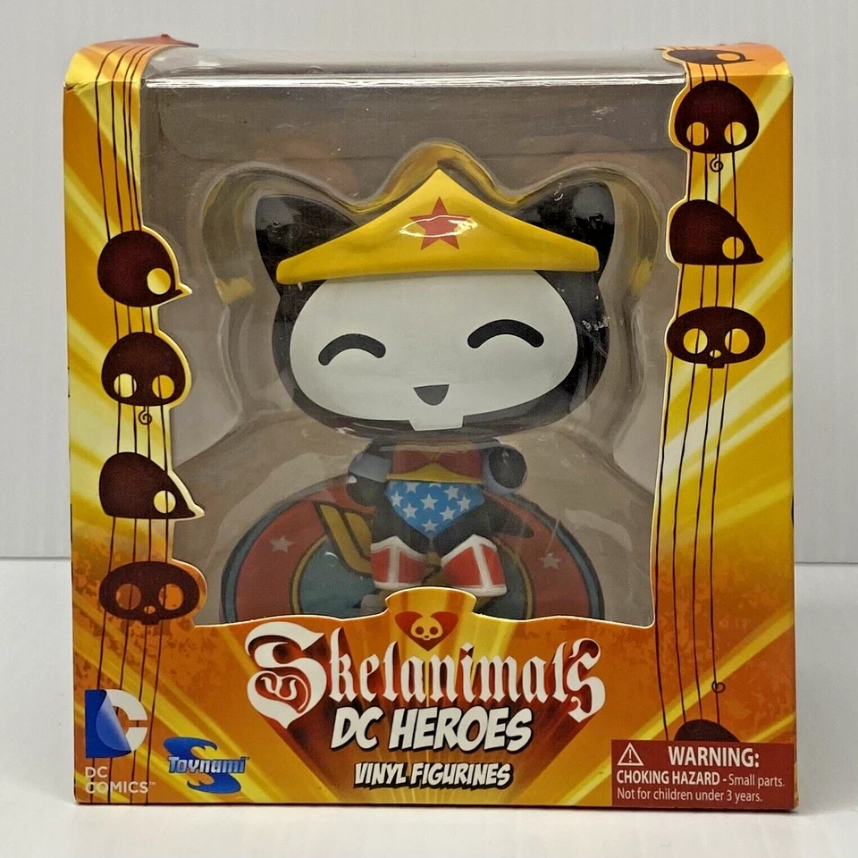DC Comics Skelanimals DC Heroes Wonder Woman Vinyl Figure Toynami Warner New - Image 1 of 4