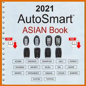 2021 AutoSmart Cars Asian Book Documents Instructions For Keys Programming - Picture 1 of 10