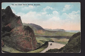Tarjeta postal de Island Curio escénica campo de batalla de Pali Windward Oahu Hawaii c1915 - Imagen 1 de 2