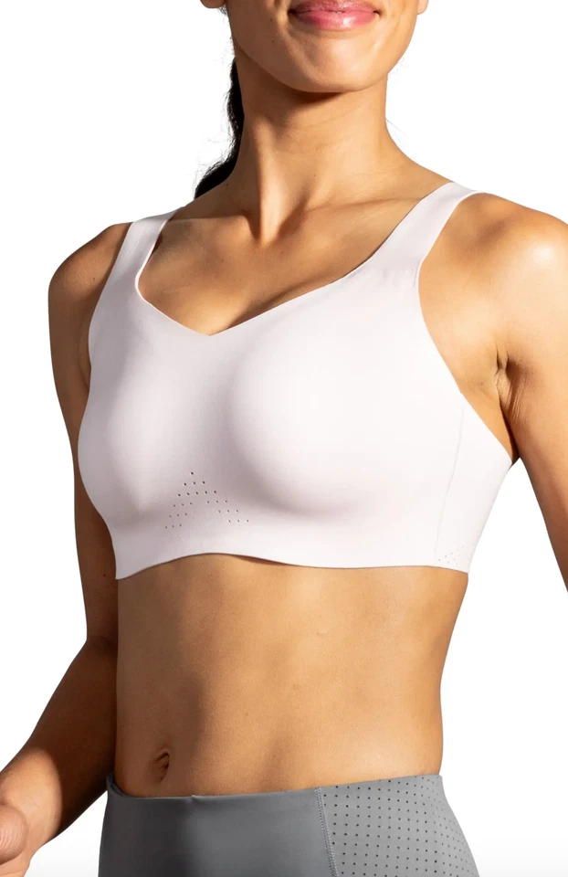 Brooks Womens Pink Dare Underwire Run Bra L22240 Size 40F