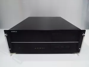 LIAN LI PC-C32 BLACK alminium ATX HTPC Computer Case rackmount server style - Picture 1 of 19