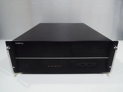 LIAN LI PC-C32 BLACK alminium ATX HTPC Computer Case rackmount server style - Image 1 of 4