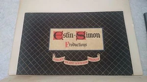 ESTIN-SIMON PRODUCTIONS TITLE CARD TV Shaping Up Sam Simon Ken Estin Sothebys - Picture 1 of 2
