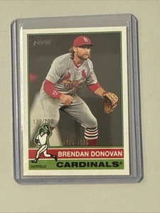 2025 Topps Heritage Brendan Donovan Bicentennial /200 - Picture 1 of 2