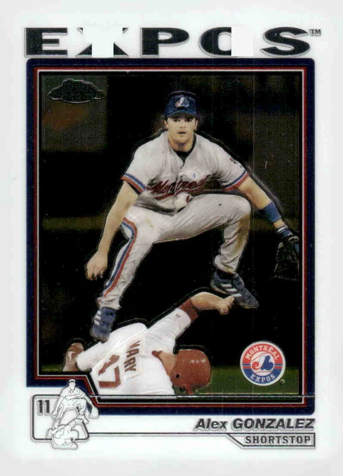 2004 Topps Traded & Rookies #T6 Alex Gonzalez Chrome - Image 1 of 2