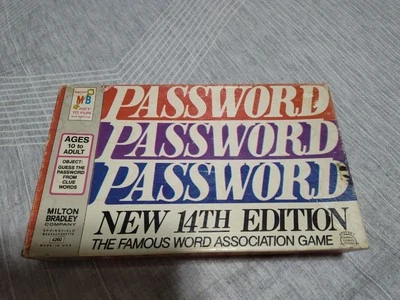 Vtg Password Game 14th Edition by Milton Bradley - Image 1 of 3