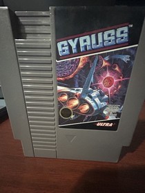 Vintage Gyruss Nintendo NES Game Cartridge ULTRA Konami 1980s Shooter Japan Clas