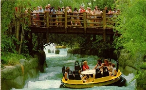 Vintage Postcard Congo River Rapids Busch Gardens The Dark Continent Tampa FL - Picture 1 of 3