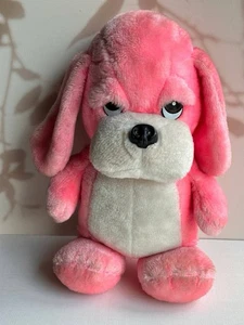Wonder Toys Co California cane peluche rosa vintage - Foto 1 di 6