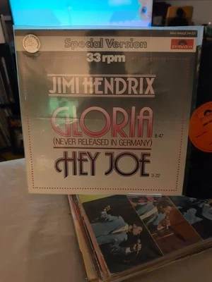 12" Single VG++/EX Jimi Hendrix Gloria / Hey Joe 1980 Polydor Germany Import Foto 1 de 2