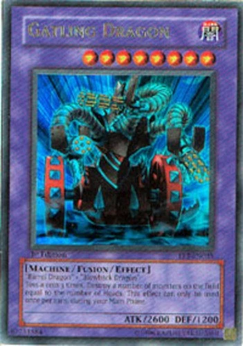 Light Play x 1 Gatling Dragon - FET-EN035 - Ultra Rare - Unlimited Edition FET F - Image 1 of 1