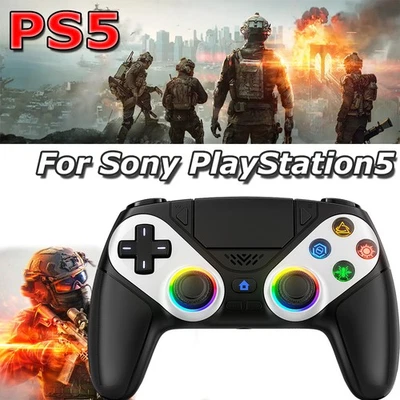 1x Controlador Inalámbrico Negro Bluetooth Gamepad para PlayStation 5 PS5 Pro Slim EE. UU. Foto 1 de 4