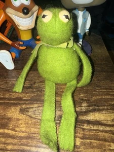 Vintage 1979 Kermit der Frosch Muppet Sad Sitzsack Plüsch Fisher Price Spielzeug 864 RAR - Bild 1 von 17