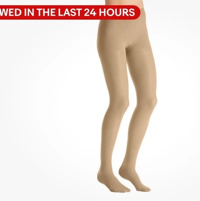 Jobst UltraSheer Closed Toe Pantyhose - 15-20 mmHg Natural/beige Large - Image 1 of 4