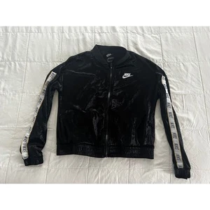 Girls size L Nike Velvet Zip Up Jacket - Picture 1 of 3