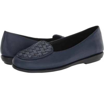 Aerosoles Briella Ballet Flats Quilted Navy Blue Lightweight Women's Size 9 - Image 1 of 4