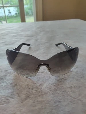 Очки солнцезащитные Dior подлинные сливы этнидиор украшенные драгоценными камнями без оправы  - Изображение 1 из 4