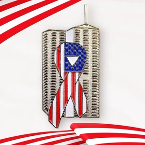 9 11 We Won't Forget Anstecknadel Twin Towers Erinnerungsband - Bild 1 von 1
