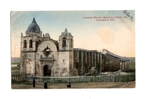 CA - Misión Carmelo, POSTAL VINTAGE, Condado de Monterey, publicada 1907 - Imagen 1 de 2